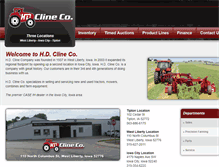 Tablet Screenshot of hdclineco.net